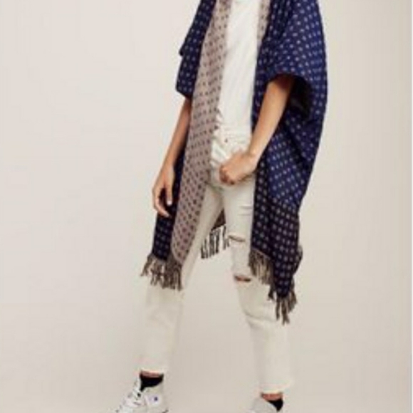 Free People: Time after Time EUC Navy & Ta… - Picture 3 of 10